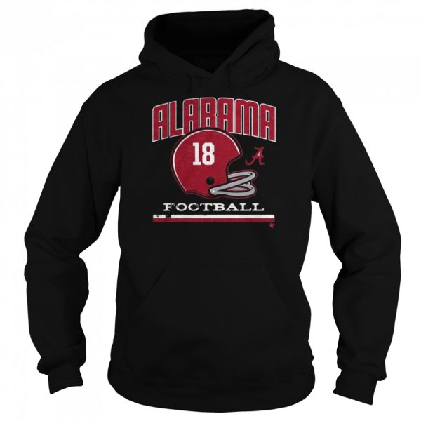 Alabama Crimson Tide Vintage Football Helmet Shirt