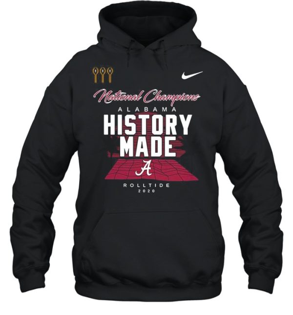 Alabama Roll Tide Script A History Made National Champions Locker Room shirt