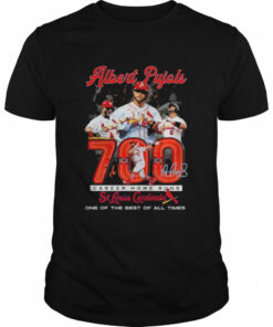 Albert Pujols 700 Career Home Runs St Louis Cardinals one of the best of all times signature shirt 1