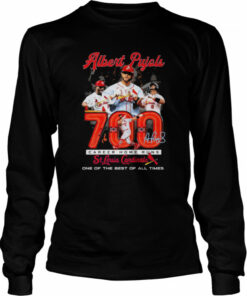 Albert Pujols 700 Career Home Runs St Louis Cardinals one of the best of all times signature shirt 3