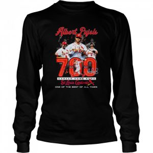 Albert Pujols 700 Career Home Runs St Louis Cardinals one of the best of all times signature shirt 3