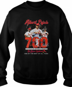 Albert Pujols 700 Career Home Runs St Louis Cardinals one of the best of all times signature shirt 4