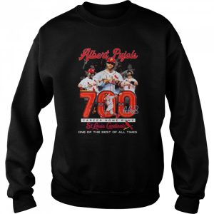 Albert Pujols 700 Career Home Runs St Louis Cardinals one of the best of all times signature shirt 4