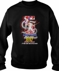 Albert Pujols St Louis Cardinals 697 home runs shirt 4