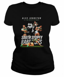 Alex Johnston all time greatest try scogin south sydney radruns shirt 2