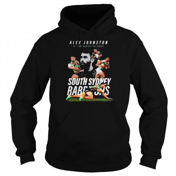 Alex Johnston all time greatest try scogin south sydney radruns shirt