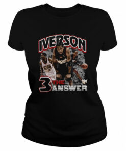 Allen Iverson Vintage Bootleg The Answer Philadelphia 76ers shirt 2