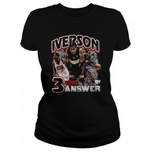 Allen Iverson Vintage Bootleg The Answer Philadelphia 76ers shirt