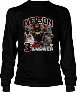 Allen Iverson Vintage Bootleg The Answer Philadelphia 76ers shirt 3