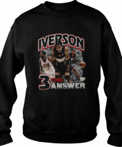 Allen Iverson Vintage Bootleg The Answer Philadelphia 76ers shirt 4