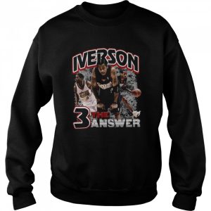 Allen Iverson Vintage Bootleg The Answer Philadelphia 76ers shirt 4