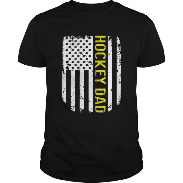 American Flag Proud Hockey Dad shirt