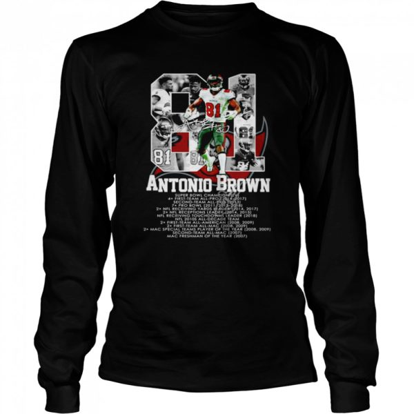 Antonio Brown Tampa Bay Buccaneers Super Bowl Champion signature shirt