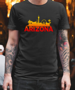 Arizona Las Vegas skyline shirt 1
