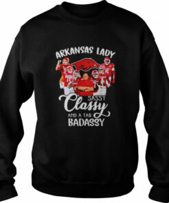 Arkansas Razorbacks lady sassy classy and a tad badassy shirt 4