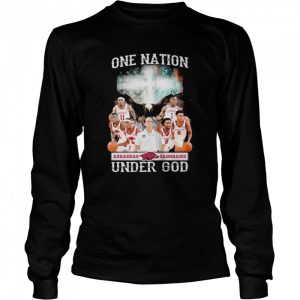 Arkansas Razorbacks one nation under god American flag 2022 shirt 3