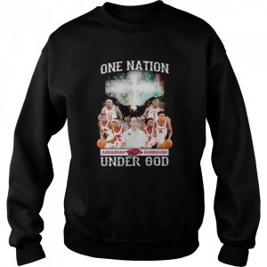 Arkansas Razorbacks one nation under god American flag 2022 shirt 4