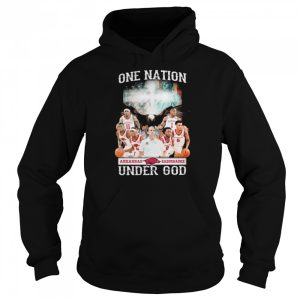 Arkansas Razorbacks one nation under god American flag 2022 shirt 5