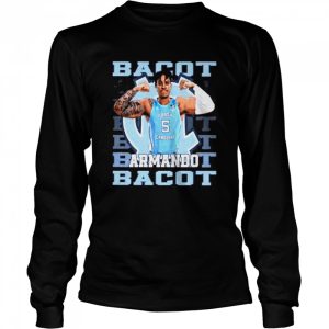 Armando bacot unc basketball team north Carolina shirt 3