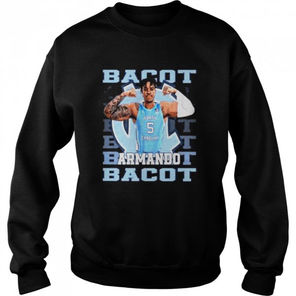 Armando bacot unc basketball team north Carolina shirt