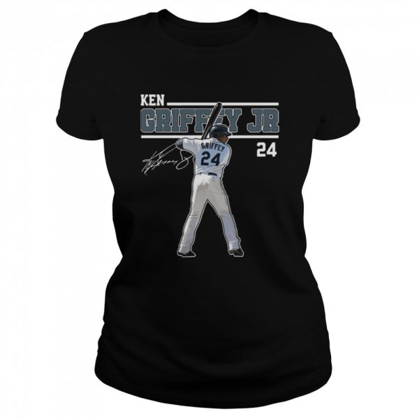 Art Ken Griffey Jr The Kid Seattle Baseball Legend Signature shirt