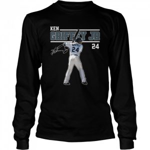 Art Ken Griffey Jr The Kid Seattle Baseball Legend Signature shirt 3