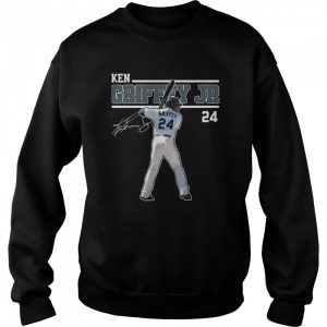 Art Ken Griffey Jr The Kid Seattle Baseball Legend Signature shirt 4