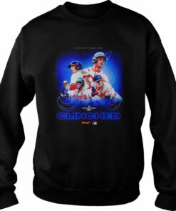 Atlanta Braves 2022 Postseason Clinched Shirt 4