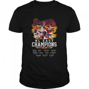 Atlanta Braves 2022 nl east champions signatures shirt