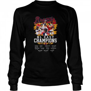 Atlanta Braves 2022 nl east champions signatures shirt 3