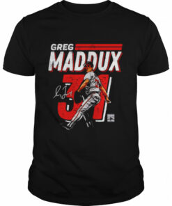 Atlanta Braves Greg Maddux dash signature shirt 1