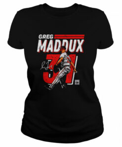 Atlanta Braves Greg Maddux dash signature shirt 2