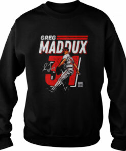 Atlanta Braves Greg Maddux dash signature shirt 4