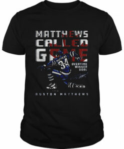 Auston Matthews Called Game Toronto Mapel Leafs shirt 1