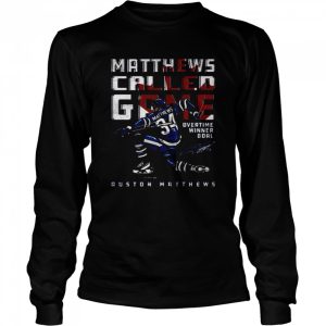 Auston Matthews Called Game Toronto Mapel Leafs shirt 3