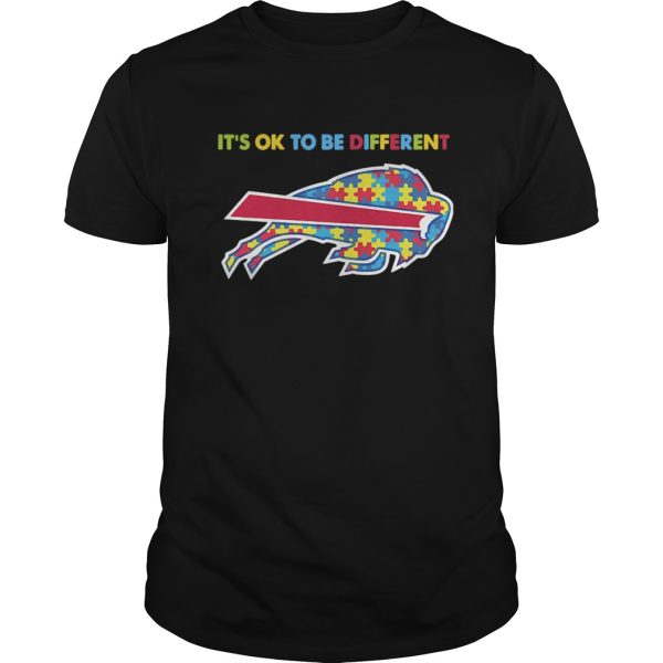 Autism Awareness Its Ok To Be Different Buffalo Bills shirt