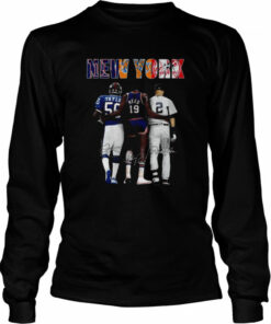 Awesome New York Sports Teams New York Yankees New York Knicks New York Giants T Shirt 3