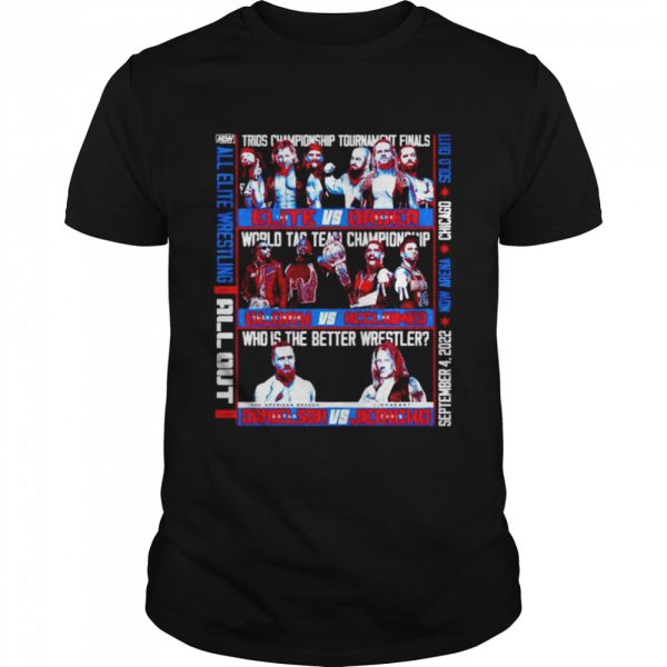 Awesome aew all out 2022 shirt