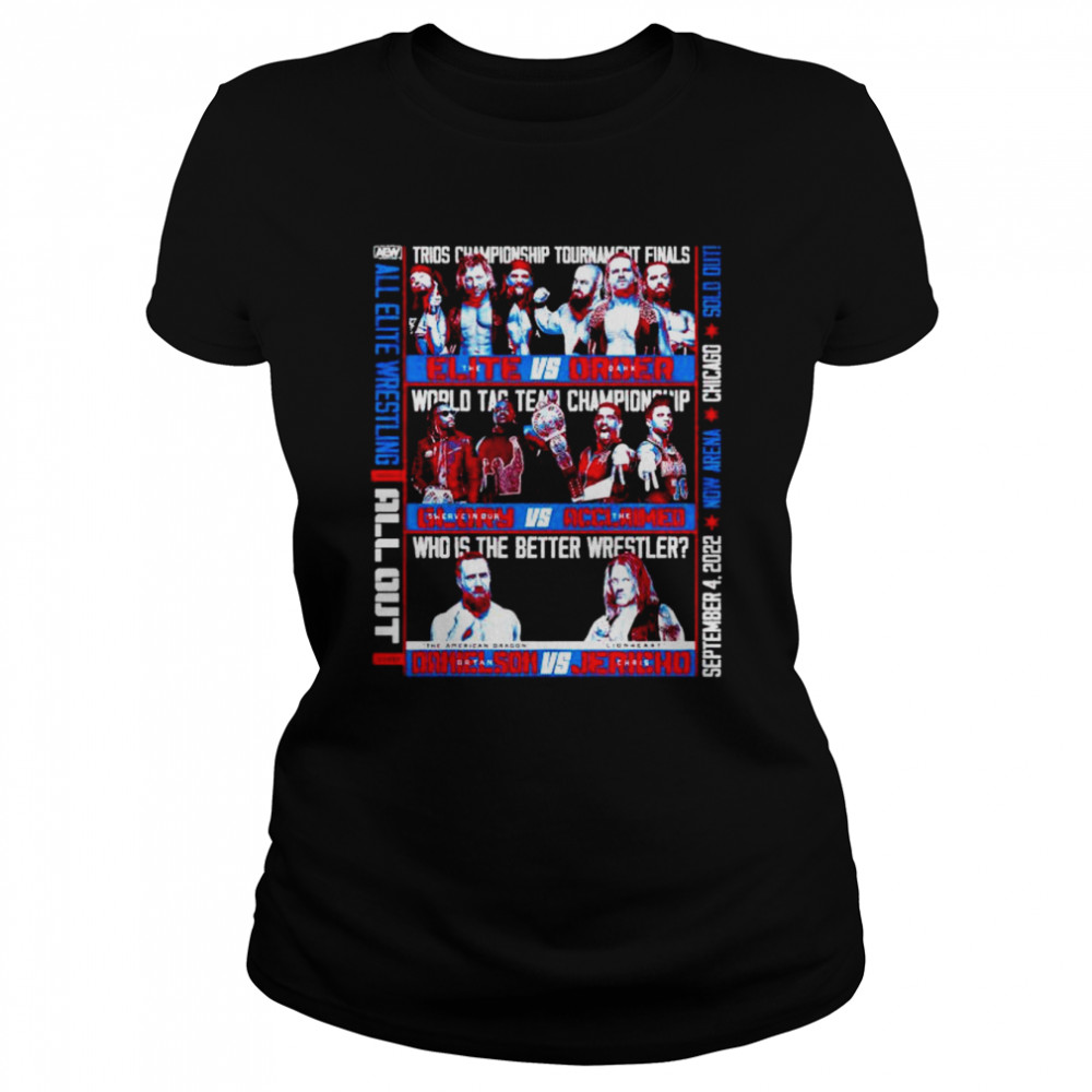 Awesome aew all out 2022 shirt