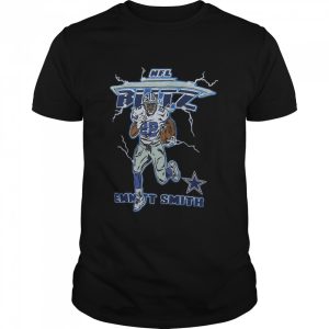 Awesome emmitt Smith Dallas Cowboys Blitz Retired Player Tri-Blend T-Shirt