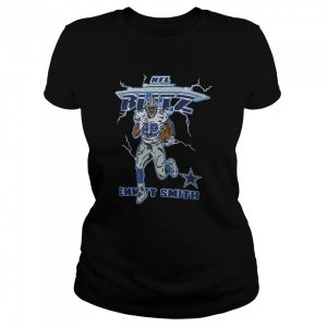 Awesome emmitt Smith Dallas Cowboys Blitz Retired Player Tri-Blend T-Shirt