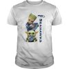 Baby Groot And Baby Yoda Hug Seahawks shirt