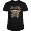 Baby Yoda Hug Atlanta Braves shirt