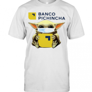 Baby Yoda Hug Banco Pichincha Mask T-Shirt