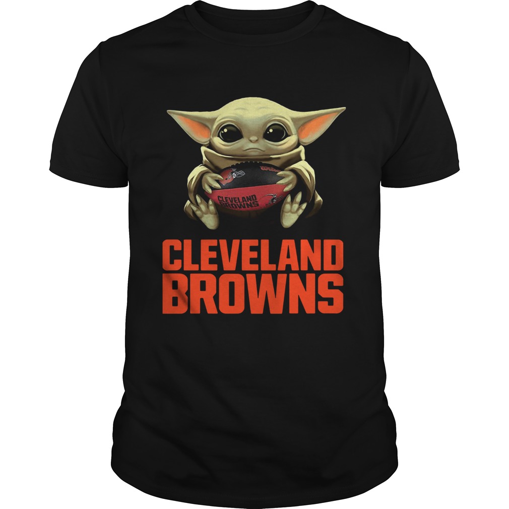 Baby Yoda Adidas All Day I Dream About Cleveland Browns Youth T-Shirt 