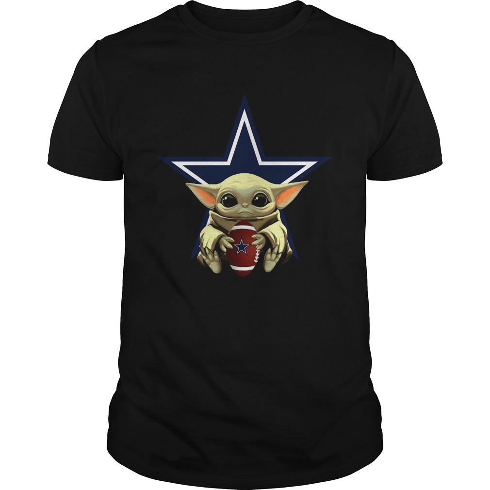 Dallas Cowboys Baby Yoda Shirt - High-Quality Printed Brand