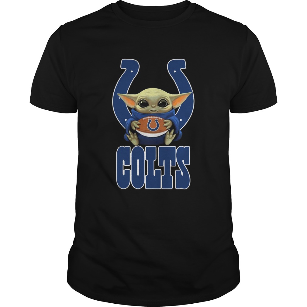 Just a girl who loves Baby Yoda and her Indianapolis Colts shirt - Shirts  Bubble