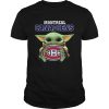 Baby Yoda Hug Montreal Canadiens shirt