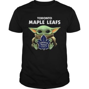 Baby Yoda Hug Toronto Maple Leafs shirt