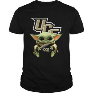 Baby Yoda Hug UCF Knights shirt